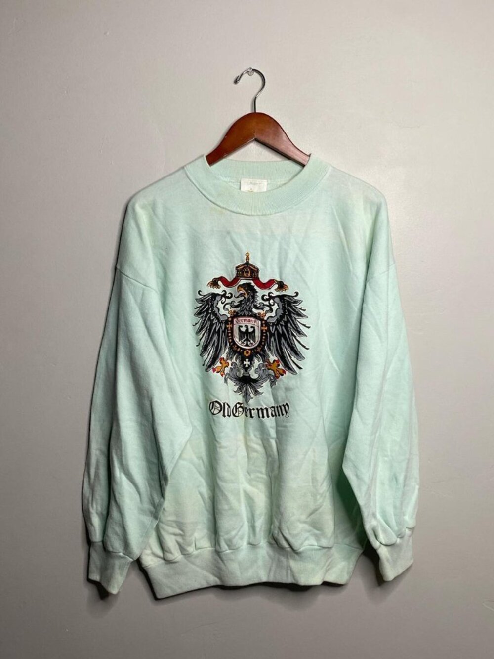 Light Green Old Germany eagle crewneck sweatshirt